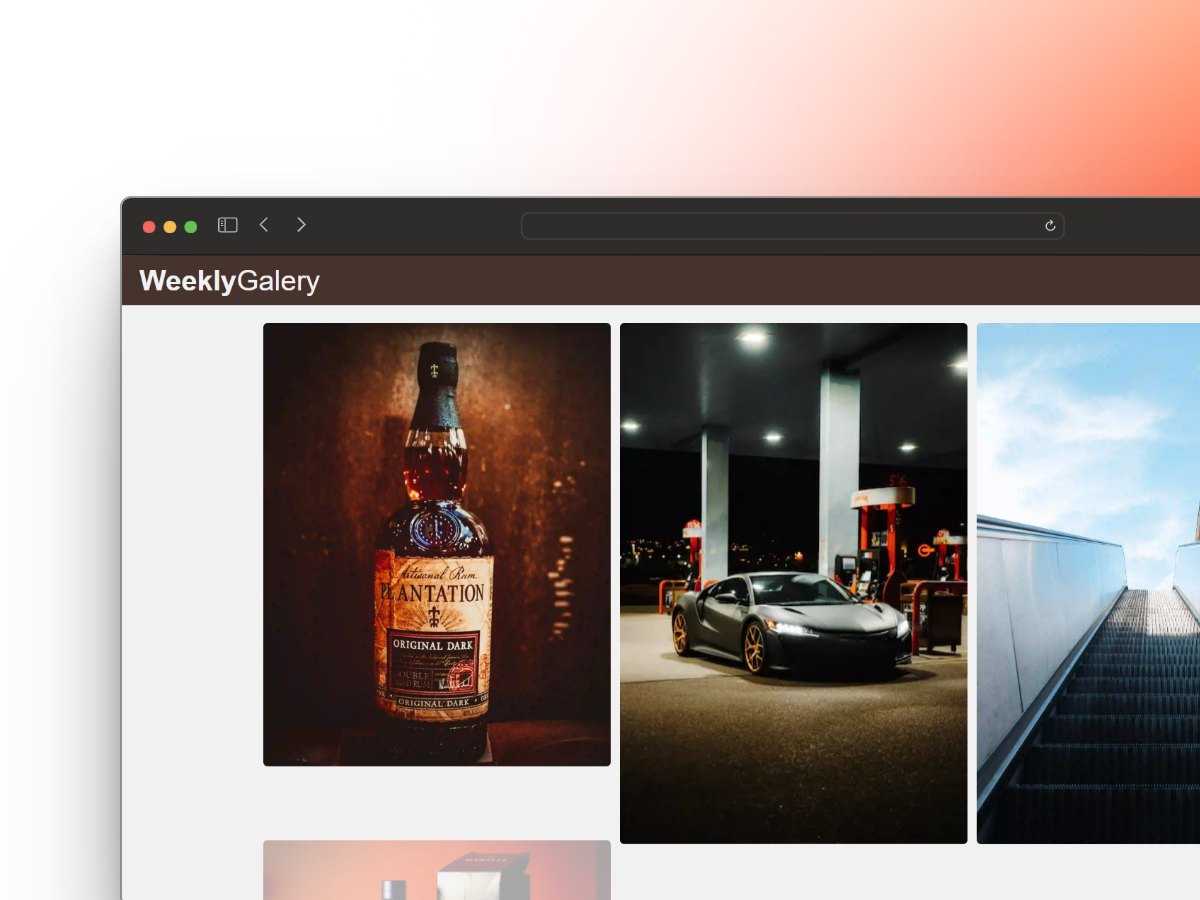 Weekly Gallery screenshot